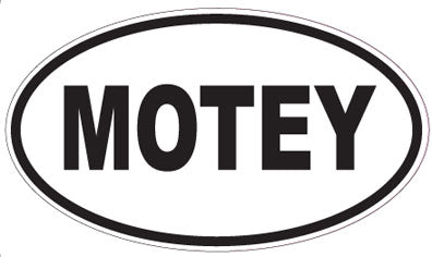 MOTEY - Oval Magnet