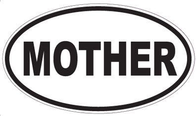 MOTHER - Oval Sticker