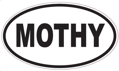 MOTHY - Oval Sticker