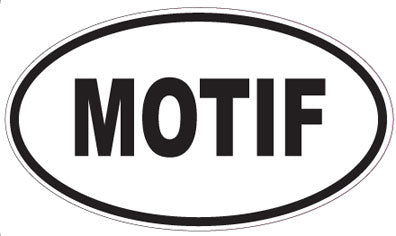 MOTIF - Oval Magnet