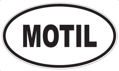 MOTIL - Oval Sticker