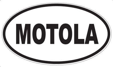 MOTOLA - Oval Sticker