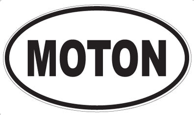 MOTON - Oval Sticker