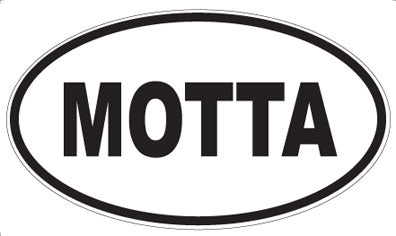 MOTTA - Oval Sticker