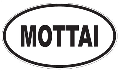 MOTTAI - Oval Sticker