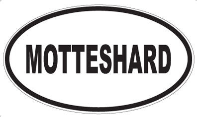 MOTTESHARD - Oval Sticker