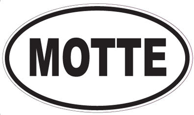 MOTTE - Oval Magnet
