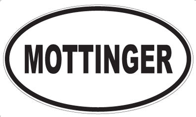MOTTINGER - Oval Sticker