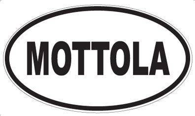 MOTTOLA - Oval Sticker