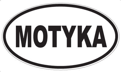 MOTYKA - Oval Sticker