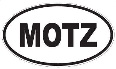 MOTZ - Oval Sticker