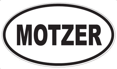 MOTZER - Oval Sticker