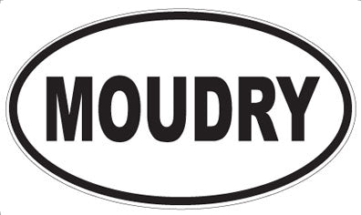 MOUDRY - Oval Magnet