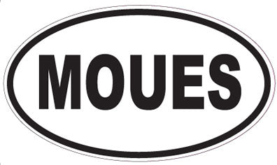 MOUES - Oval Magnet