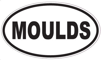 MOULDS - Oval Sticker