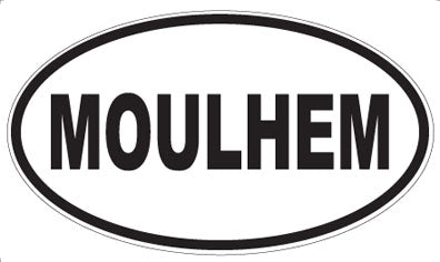 MOULHEM - Oval Sticker