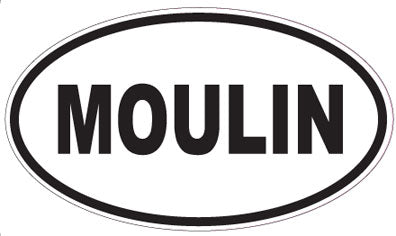 MOULIN - Oval Sticker
