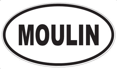MOULIN - Oval Magnet