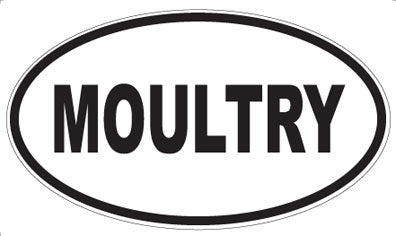 MOULTRY - Oval Sticker