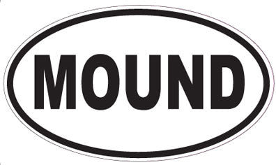 MOUND - Oval Sticker