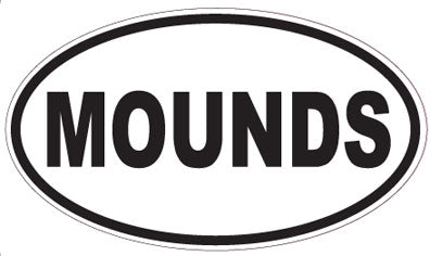 MOUNDS - Oval Sticker