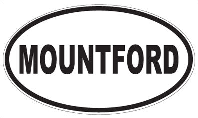 MOUNTFORD - Oval Sticker