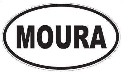MOURA - Oval Sticker