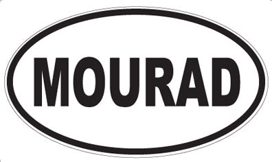 MOURAD - Oval Sticker
