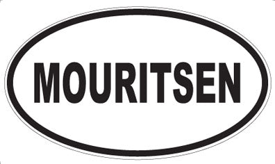 MOURITSEN - Oval Sticker