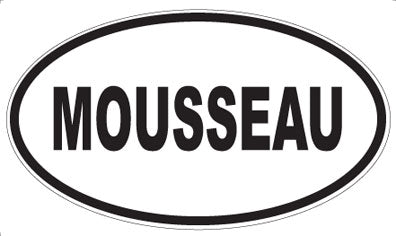 MOUSSEAU - Oval Sticker
