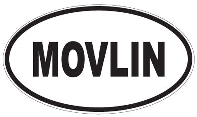 MOVLIN - Oval Sticker