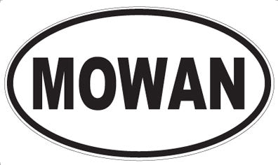MOWAN - Oval Sticker