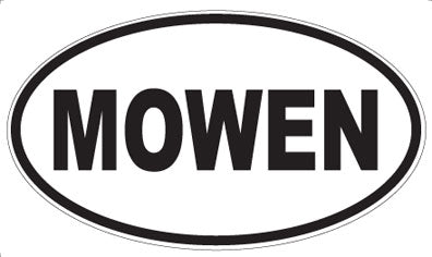 MOWEN - Oval Sticker