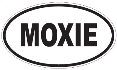 MOXIE - Oval Magnet