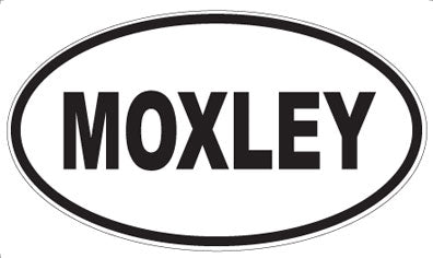 MOXLEY - Oval Sticker