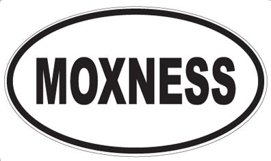 MOXNESS - Oval Sticker