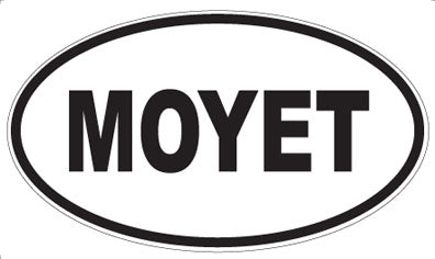MOYET - Oval Sticker