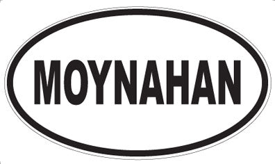 MOYNAHAN - Oval Sticker