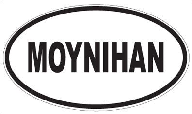 MOYNIHAN - Oval Sticker