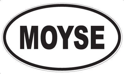 MOYSE - Oval Sticker