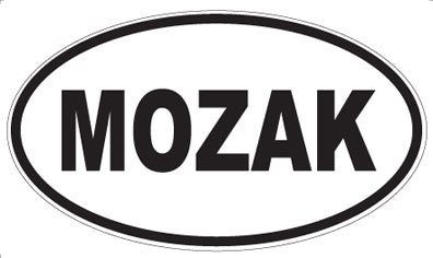 MOZAK - Oval Sticker