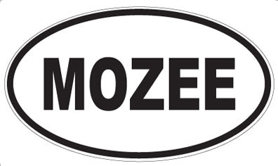 MOZEE - Oval Sticker
