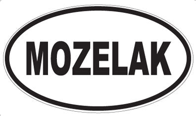 MOZELAK - Oval Sticker