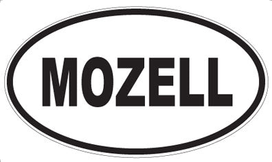 MOZELL - Oval Sticker