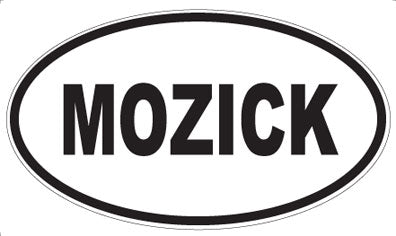 MOZICK - Oval Sticker