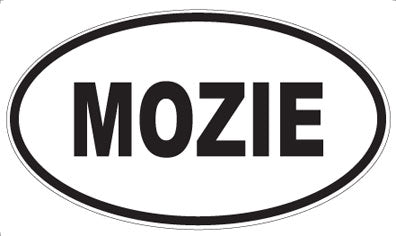 MOZIE - Oval Sticker