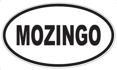 MOZINGO - Oval Sticker