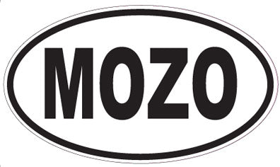 MOZO - Oval Sticker