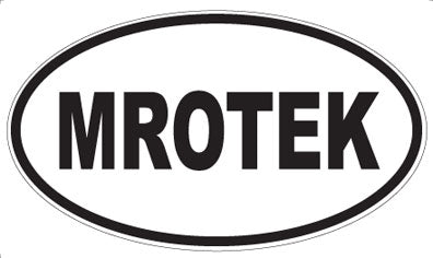 MROTEK - Oval Sticker