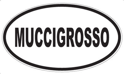 MUCCIGROSSO - Oval Sticker